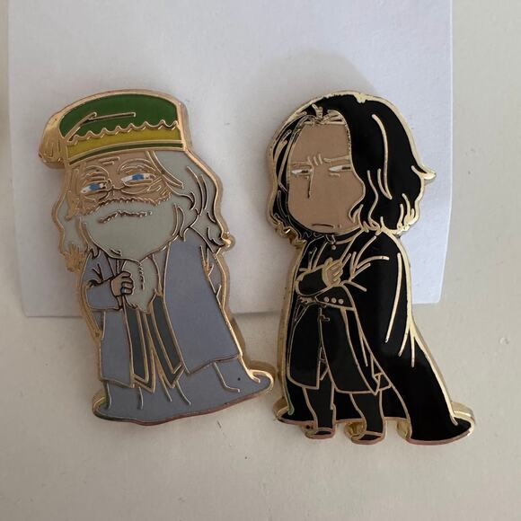 Universal Studio Harry Potter Collectible Enamel Pins Retired Chibi Hermione Ron - Picture 3 of 8